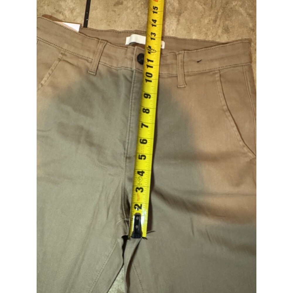 Ella Moss Womens Pants Brown Cropped Wide Leg Pockets High-Rise Belt Loops Sz 6 - Picture 13 of 16